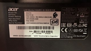 Monitor Acer KA272 bi