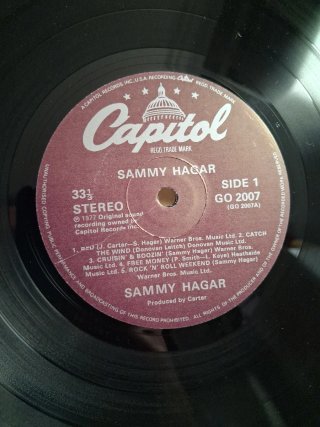 Sammy Hagar LP Vinilo