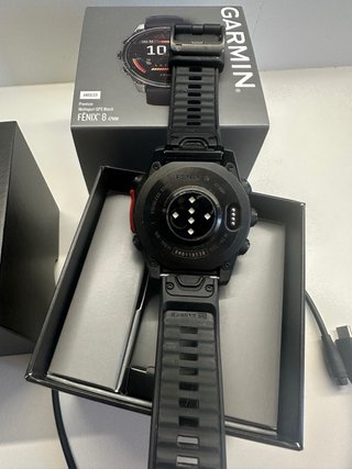 Garmin Fenix 8 47mm Smartwatch Negro/Plata