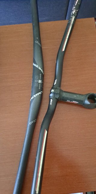Manillar y potencia bicicleta Race Face 70cmy 80cm
