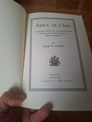 Libro: 'Árbol de odio'
