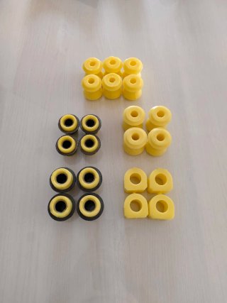 Kit Silentblocks poliuretano Seat 124