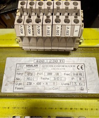 Autotransformador trifasico 10 KVA ARALAR 🇪🇸