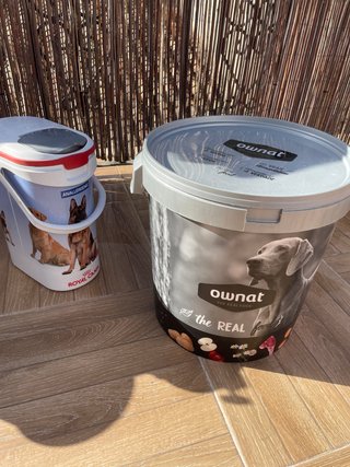 Comedero Doble Ajustable + Almacenaje