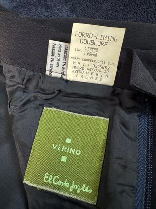 Traje Roberto Verino Chaqueta y Falda Negro