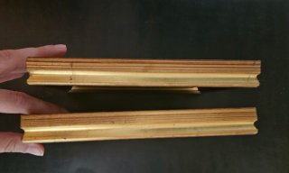 Set 2 Quadretti Composizioni Floreali Oro