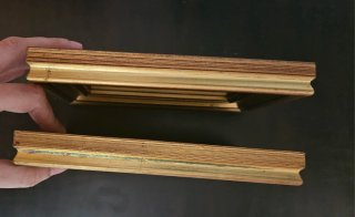 Set 2 Quadretti Composizioni Floreali Oro