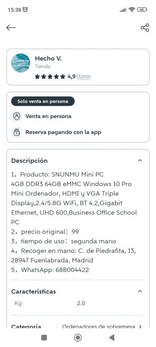 Mini PC Intel con comandi retrò