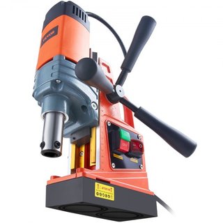 Taladro Magnético, Motor de 1300W, Diámetro de Perforación de 1.6 in, Taladro Magnético Eléctrico Portátil de 2810 lbf, Velocidad Sin Carga de 810 RPM, Máquina de Perforación para Superficies Metá...