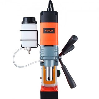 Taladro Magnético, Motor de 1300W, Diámetro de Perforación de 1.6 in, Taladro Magnético Eléctrico Portátil de 2810 lbf, Velocidad Sin Carga de 810 RPM, Máquina de Perforación para Superficies Metá...