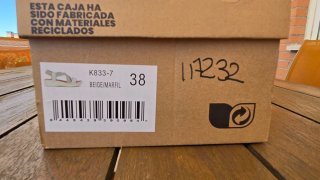 Sandalias Kangaroo Beige y Blancas Mujer