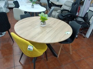 Mesa redonda 120cm patas metal