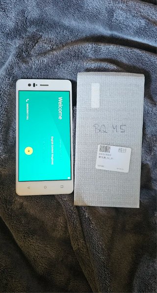 bq M5 + protector pantalla
