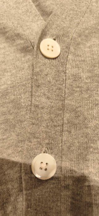 REBECA CÁRDIGAN, POLO RALPH LAUREN, GRIS, TALLA L.