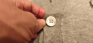 REBECA CÁRDIGAN, POLO RALPH LAUREN, GRIS, TALLA L.