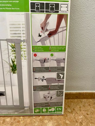 Puerta Seguridad 2 unidades con extensión de 14 cm