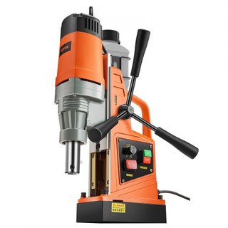 Taladro Magnético, Motor de 1550W Diámetro de Perforación de 2 in, Taladro Magnético Eléctrico Portátil de 2922 lbf, Velocidad Variable de 0-500 RPM, Máquina de Perforación para Superficie Metálic...