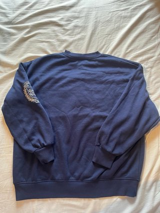Sweatshirt Yale University Azul e Branco