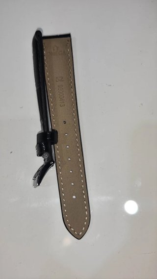 Correas Omega Piel 18mm Negro