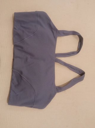 Adidas - Top Sportivo Donna Yoga Bra Blu. Small