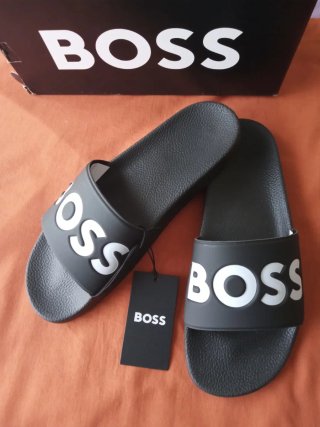 Ciabatte BOSS Uomo Nere