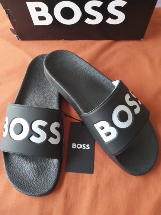 Ciabatte BOSS Uomo Nere