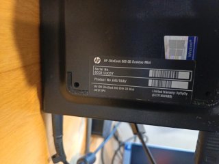 HP Elitedesk 800 G5 i5 9500T 250GB SSD 4GB RAM