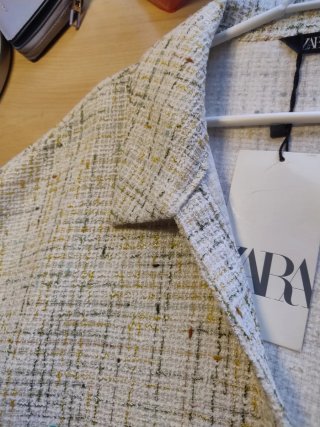 Vestido Zara Tweed