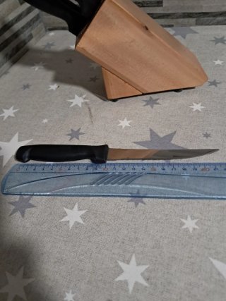 Blocco di coltelli in legno