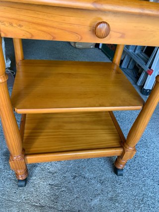 Mesita auxiliar madera provenzal