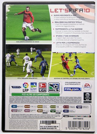 fifa 10 ea sports 2009 pc gioco calcio dvd 91899