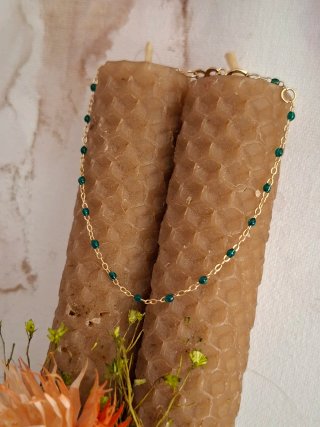 Pulsera Gigi Clozeau Verde Esmeralda A Estrenar