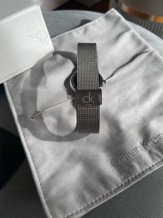 Relógio Calvin Klein Azul e Prata