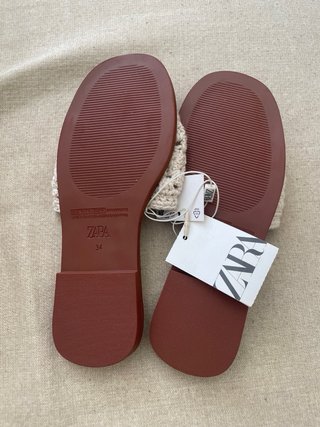 Sandalias crochet niña Zara Talla 34