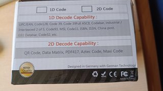 Lector Escáner Códigos de Barras USB y WIFI Tera