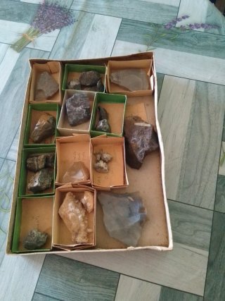 Colección de minerales y rocas