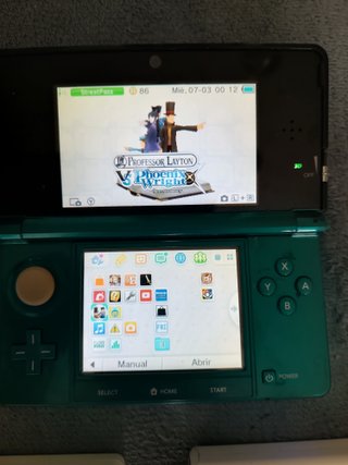 Nintendo 3DS con 2 juegos