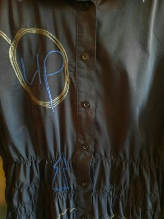 Camisa Desigual Negra con Bordados