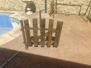 Vallas de madera para jardín