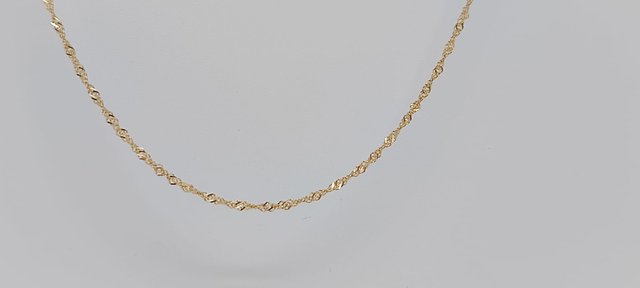 J-0852 Cadena Singapour Oro 18K