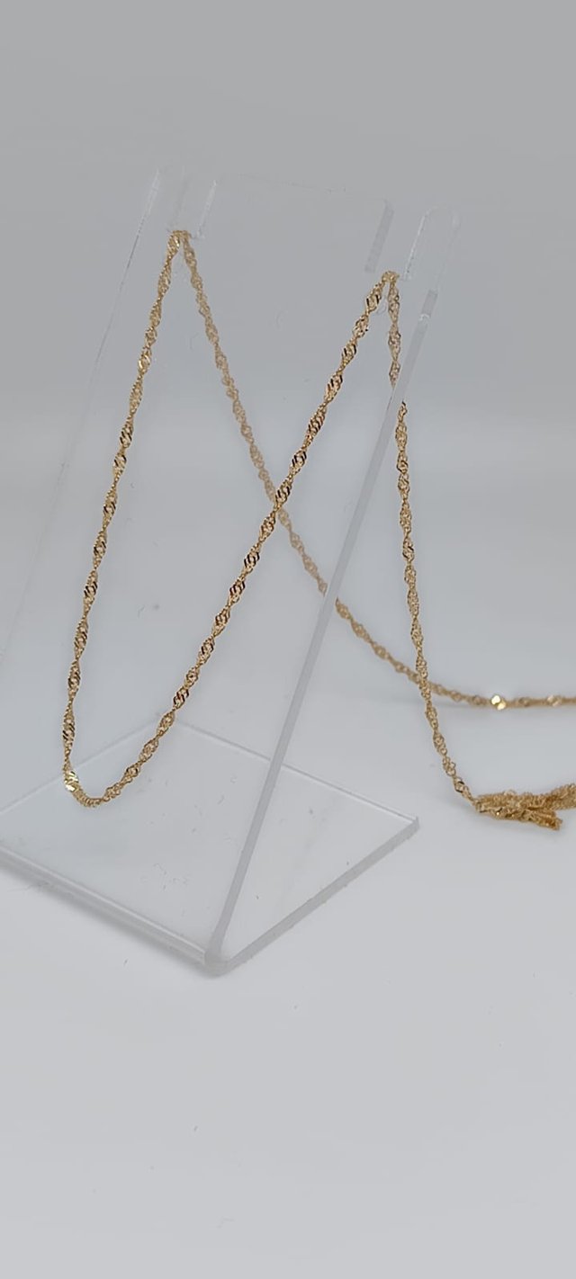J-0852 Cadena Singapour Oro 18K