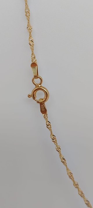 J-0852 Cadena Singapour Oro 18K