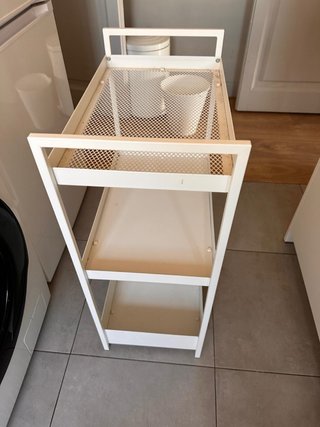 Mueble auxiliar cocina blanco