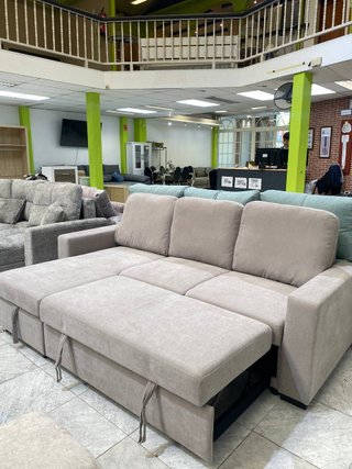 Sofá Cama Chaiselongue Arcon Beige 234cm