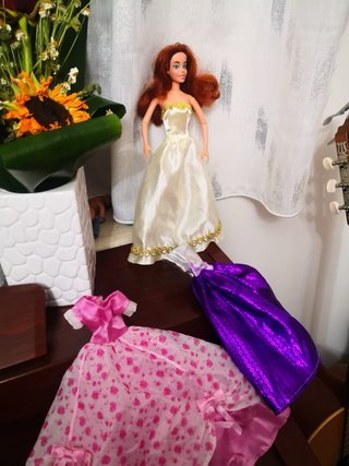 Bambola Anastasia vestito rosa