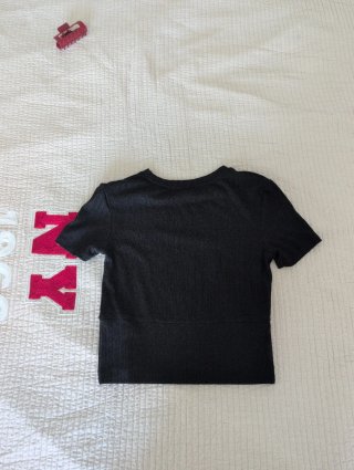 Camiseta Zara Negra Talla S