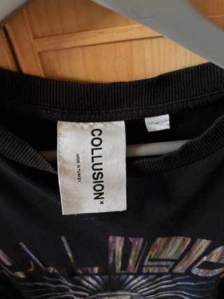 Camiseta Negra Collusion