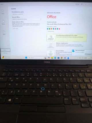 Portátil i7, 16 Gb Ram, 512 Gb SSD M.2.