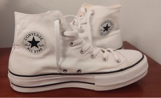 Sneakers Converse Platform Taglia 41.5 Bianche