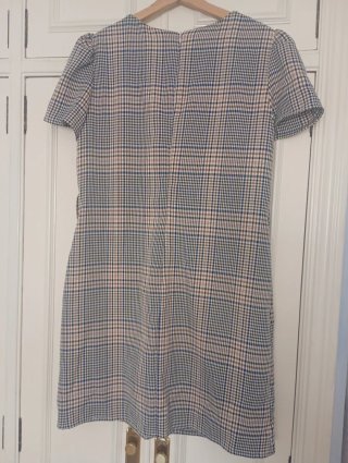 Vestido cuadros de Vichy, manga corta